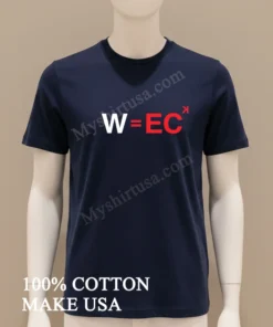 W=Ec Players Equation Blue Graphic funny america t-shirts