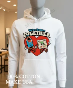 We Re Better Together Rc Cola And Pizza Map Heart Retro funny america t-shirts