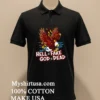 Who Cares Hell Is Fake God Is Dead Eagles Shirt Balck Shirt
