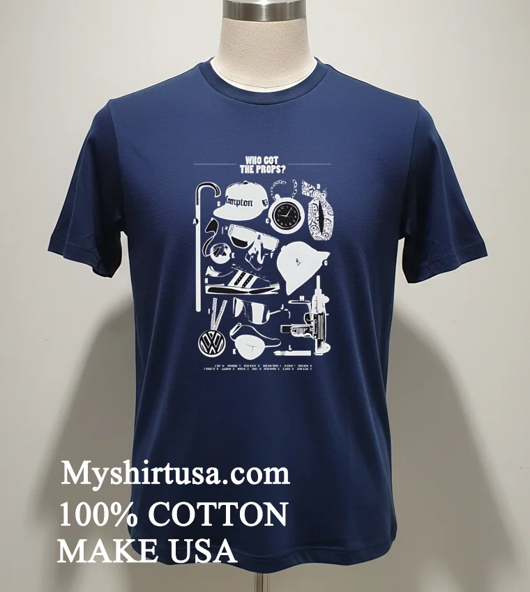 Who Got The Props Black Hip Hop Art Shirt Navy Shirt 1