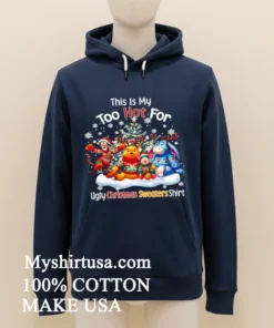 Winnie The Pooh This Is Too Hot For My Christmas Shirt