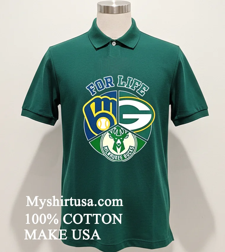 Wisconsin For Life Logo Sports 2026 Shirt - green-shirt Wisconsin For Life Logo Sports 2026 Shirt Green Shirt