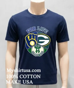 Wisconsin For Life Logo Sports 2026 Shirt