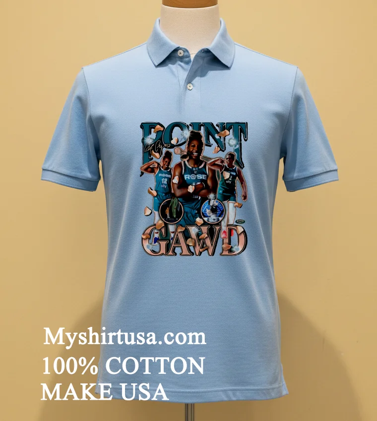 Wnba Dallas Wings Allisha Gray Point Gawd Shirt Blue Shirt