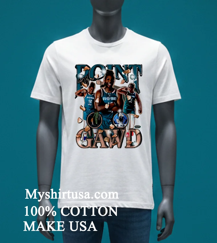 Wnba Dallas Wings Allisha Gray Point Gawd Shirt - white-t-shirt Wnba Dallas Wings Allisha Gray Point Gawd Shirt White T Shirt 3