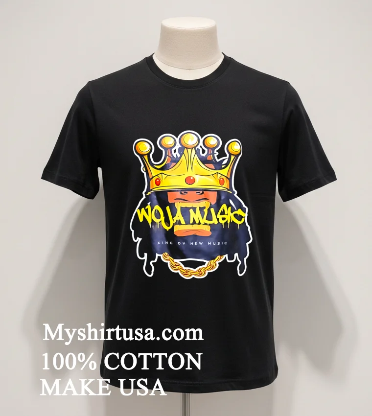 Woja Music King Ov New Music Shirt Balck Shirt 1
