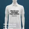 Words Are Stronger Than Bullets Charlie Kirk Shirt White T Shirt 1