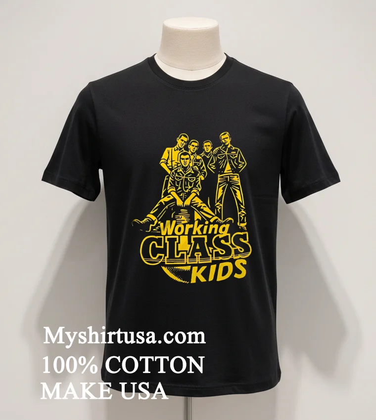 Working Class Kids Shirt Balck Shirt
