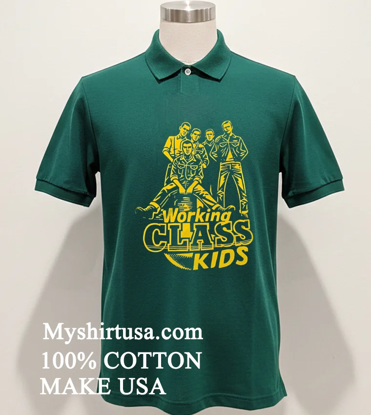 Working Class Kids Shirt Green Shirt