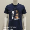 Wren Sinclair Wwe Nxt Female Wrestler Full Body Graphic Print Shirt Navy Shirt 1