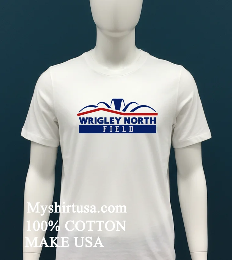 Wrigley North Field Wisconsin Shirt White T Shirt 2