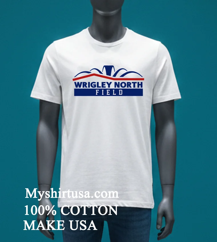 Wrigley North Field Wisconsin Shirt White T Shirt 4