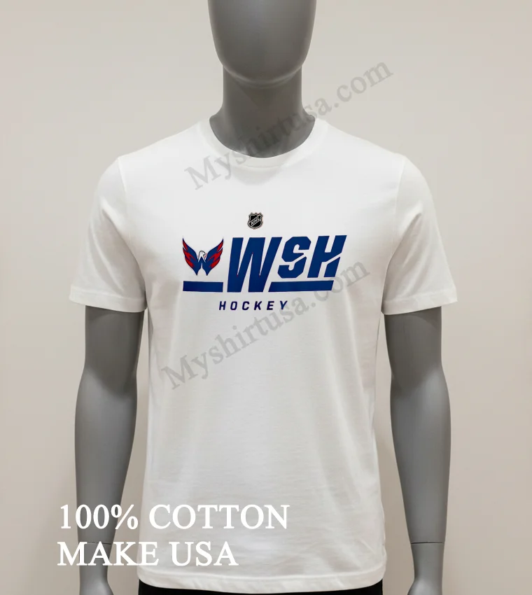 Wsh Hockey Washington Capitals Fanatics Red Authentic Pro Tricode Shirt White T Shirt 1