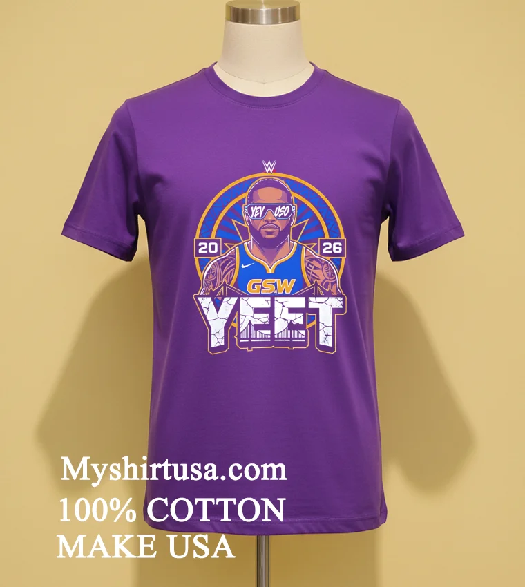 Wwe Jey Uso Yeet X Golden State Warriors 2026 Shirt - purple-shirt Wwe Jey Uso Yeet X Golden State Warriors 2026 Shirt Purple Shirt