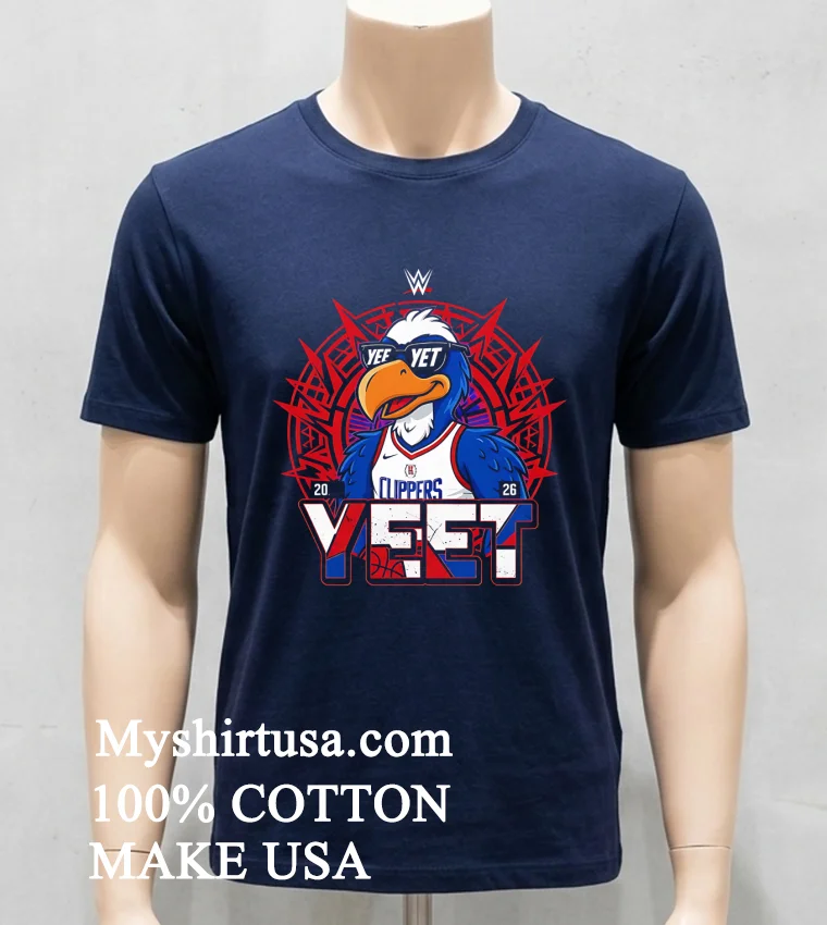 Wwe Jey Uso Yeet X La Clippers 2026 Shirt Navy Shirt