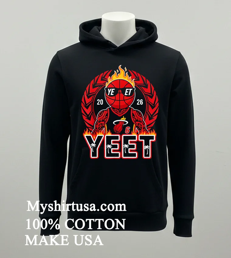 Wwe Jey Uso Yeet X Miami Heat 2026 Shirt Balck Shirt