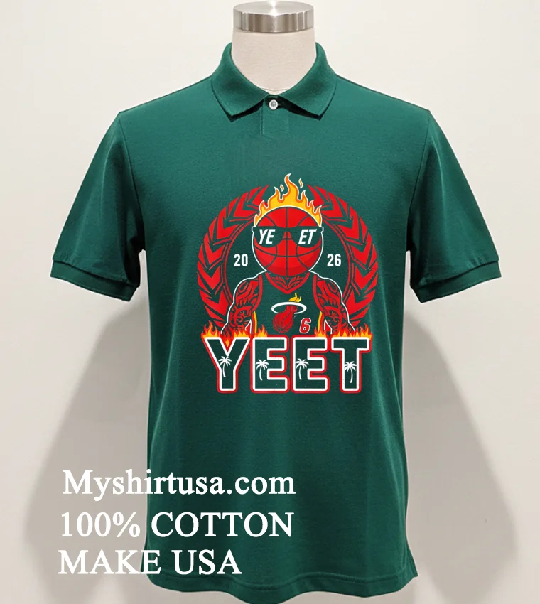 Wwe Jey Uso Yeet X Miami Heat 2026 Shirt - green-shirt Wwe Jey Uso Yeet X Miami Heat 2026 Shirt Green Shirt