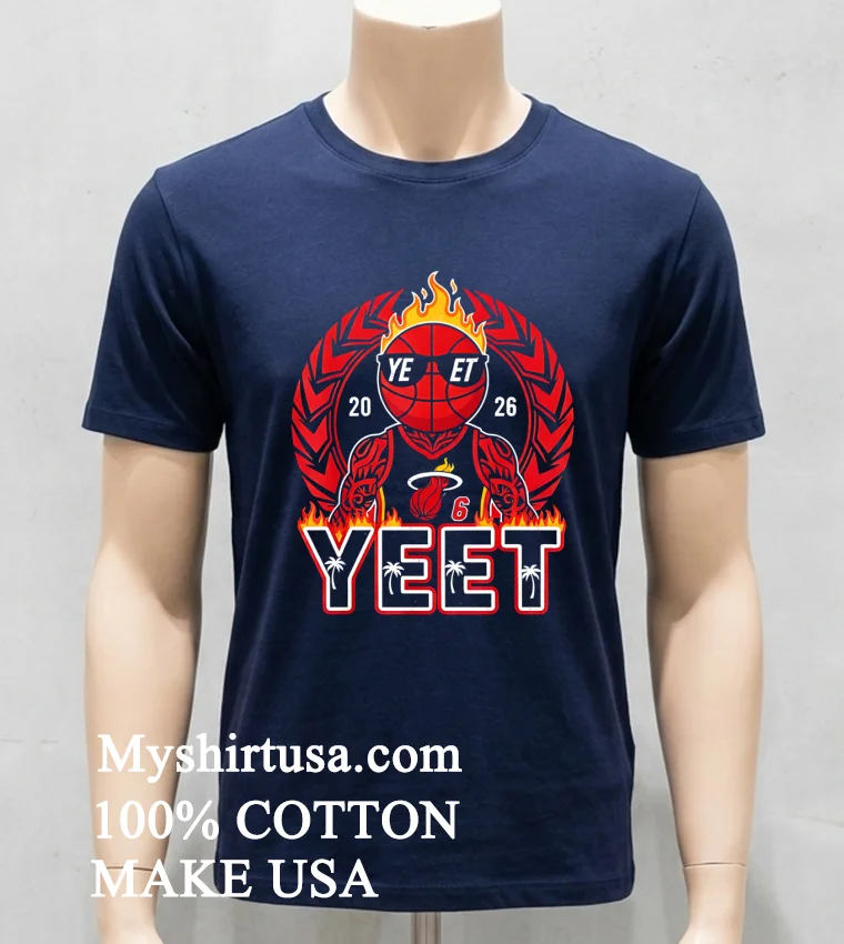 Wwe Jey Uso Yeet X Miami Heat 2026 Shirt Navy Shirt