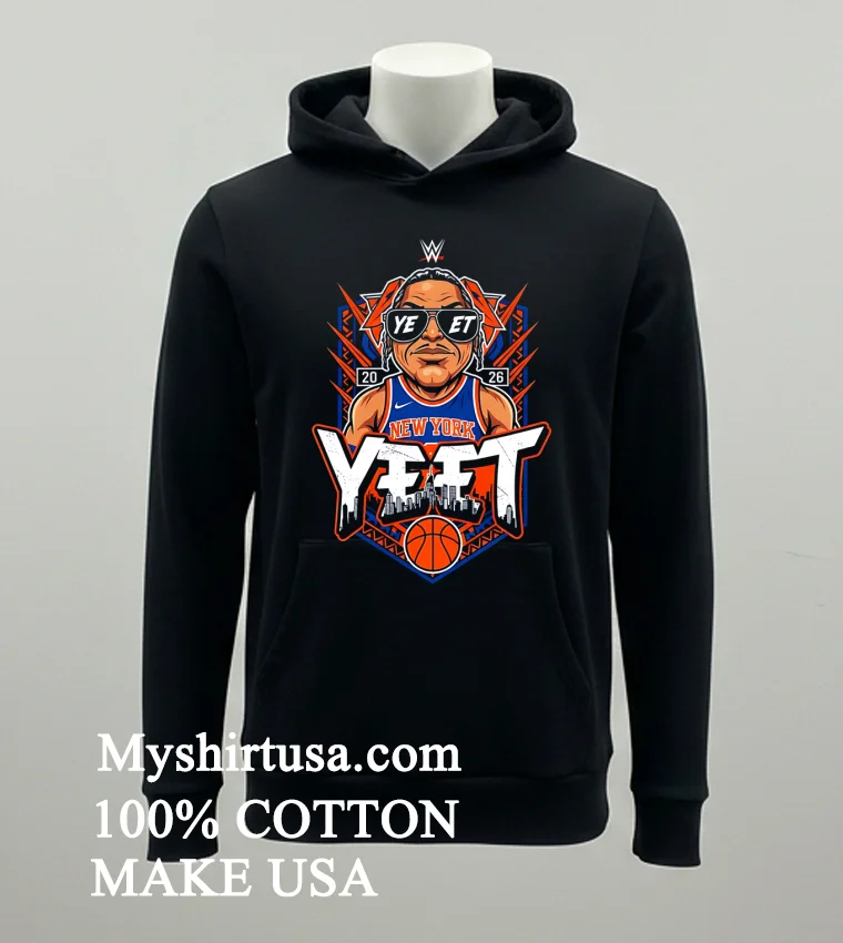Wwe Jey Uso Yeet X New York Knicks 2026 Shirt Balck Shirt