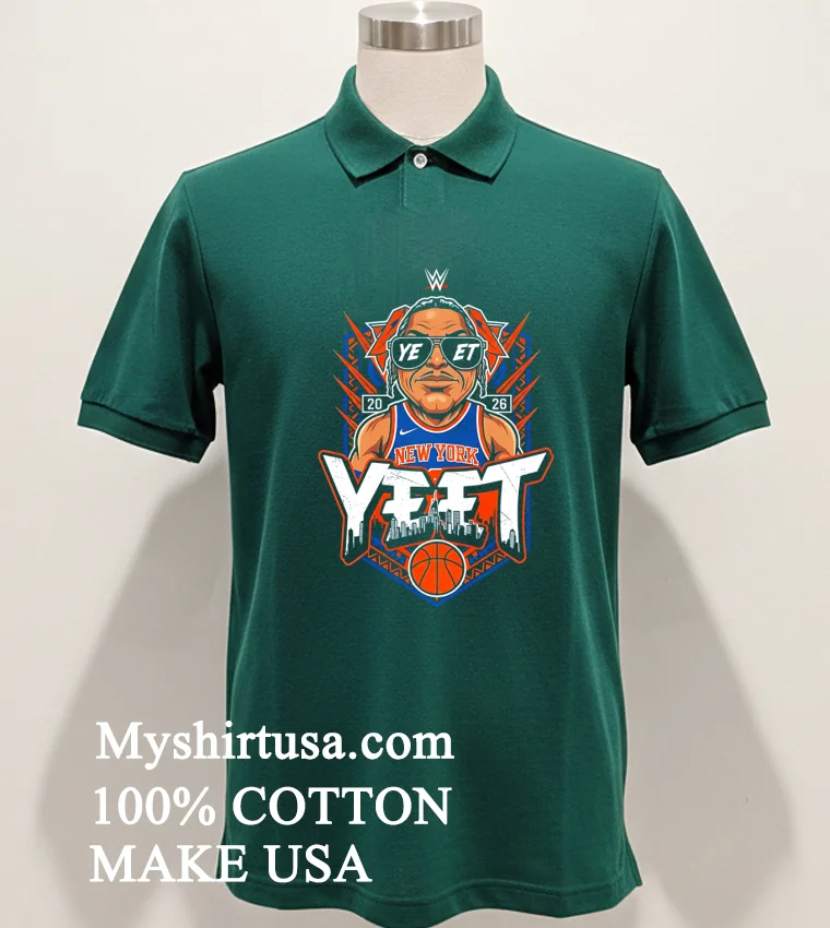 Wwe Jey Uso Yeet X New York Knicks 2026 Shirt Green Shirt