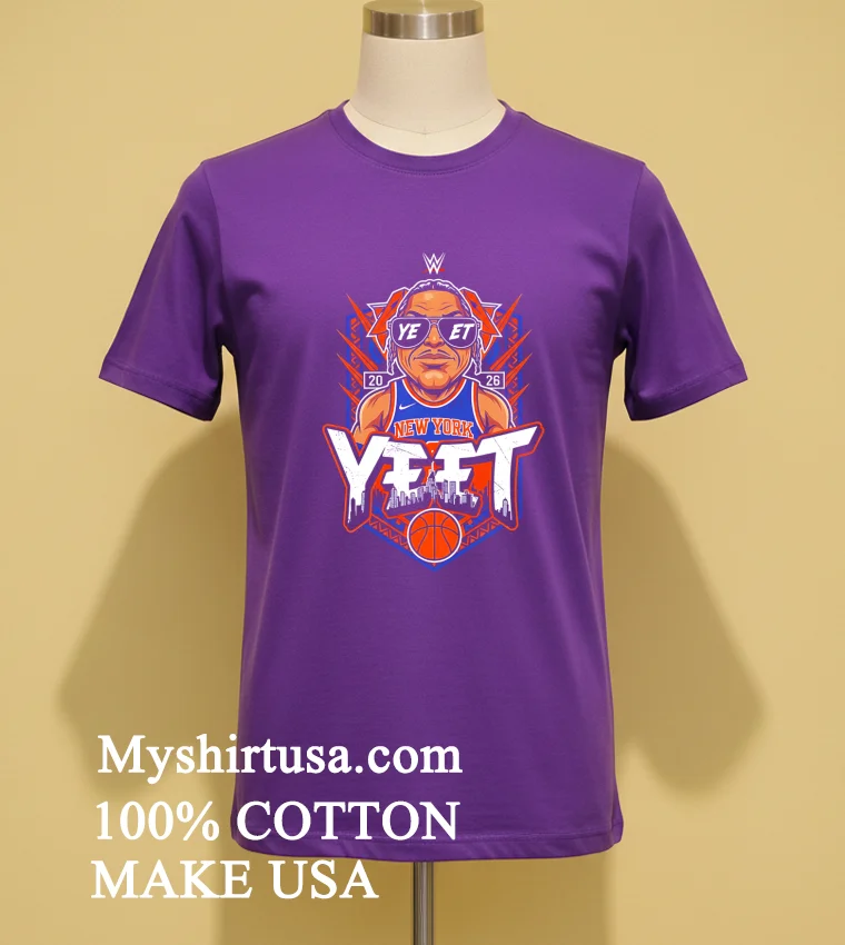 Wwe Jey Uso Yeet X New York Knicks 2026 Shirt Purple Shirt