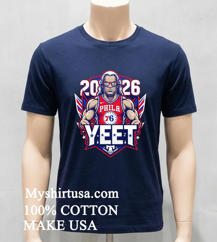 Wwe Jey Uso Yeet X Philadelphia 76ers 2026 Shirt Navy Shirt