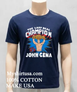 Wwe John Cena The Last Real Champion Retro Shirt