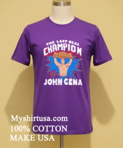 Wwe John Cena The Last Real Champion Retro Shirt