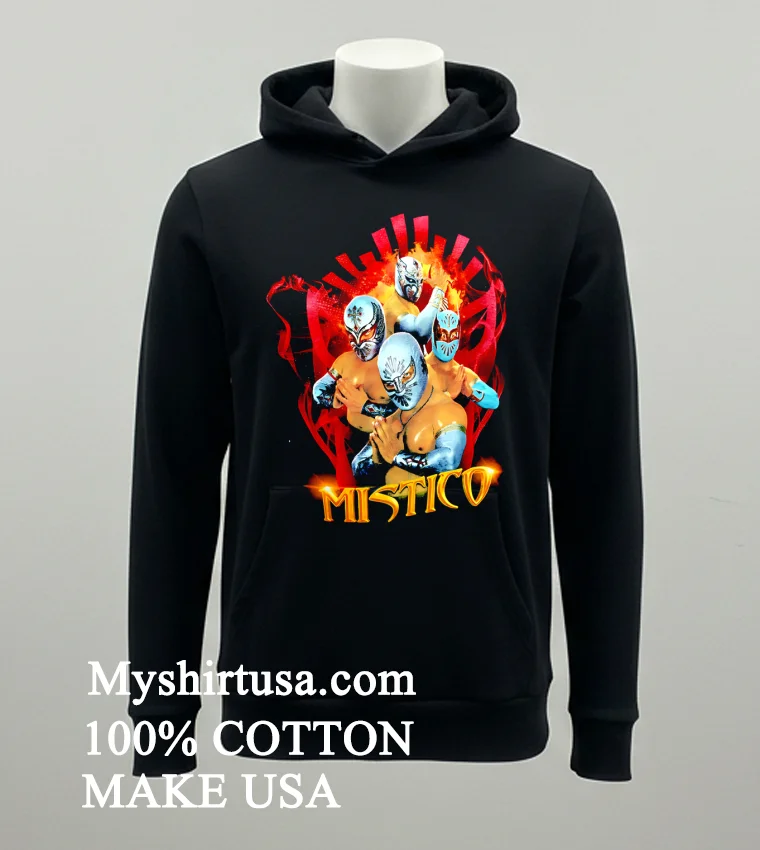 Wwe Lucha Libre Mistico Graphic Shirt Balck Shirt