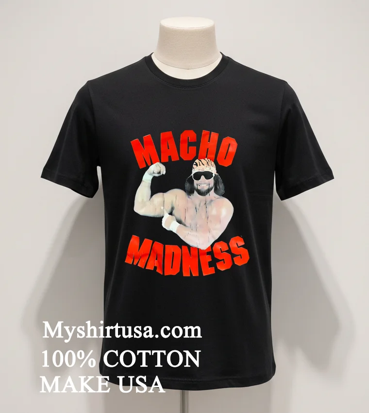 Wwe Macho Madness Shirt Balck Shirt 1