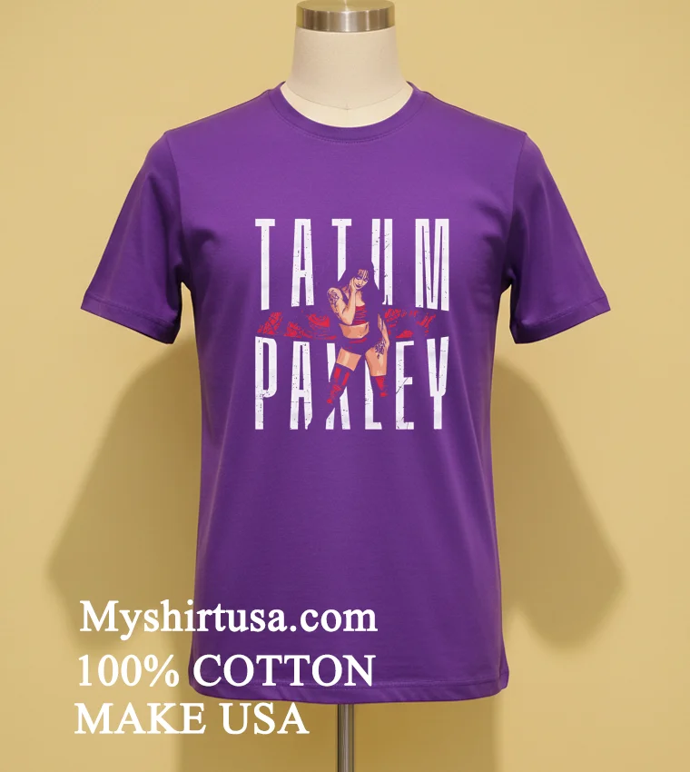 Wwe Tatum Paxley Eyes Graphic Shirt Purple Shirt