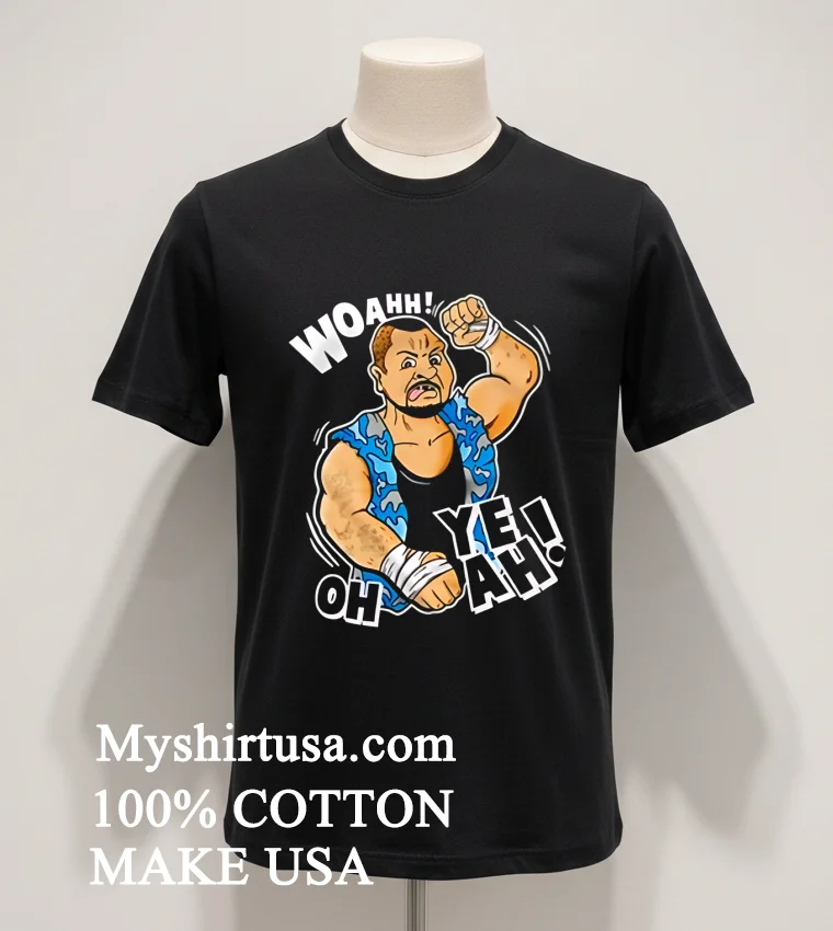Wwe The Bushwhackers Woahh Caricature Shirt - balck-shirt Wwe The Bushwhackers Woahh Caricature Shirt Balck Shirt