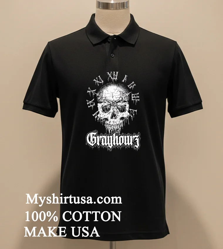 Xii Grayhourz Skull Clock Gothic funny america t-shirts - balck-shirt Xii Grayhourz Skull Clock Gothic Shirt Balck Shirt