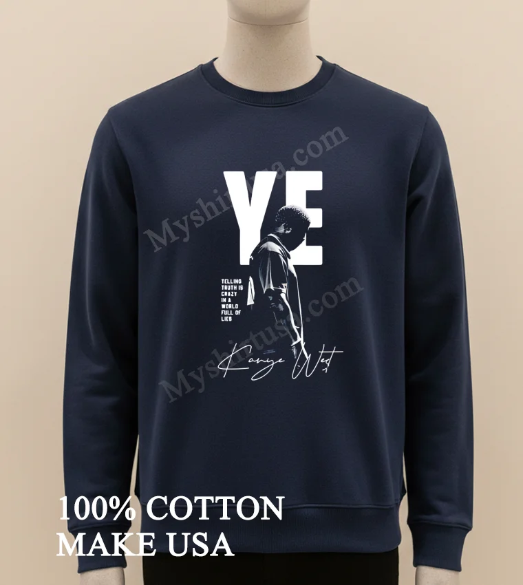 Ye Kanye West Signature Shirt Long Sleve Shirt