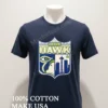 Year Of The Hawk Seattle Space Needle Skyline Football Shield Logo Shirt Navy Shirt 1