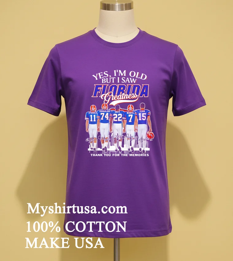 Yes I M Old But I Saw Florida Greatness Thank You For The Memories Shirt - purple-shirt Yes Im Old But I Saw Florida Greatness Thank You For The Memories Shirt Purple Shirt